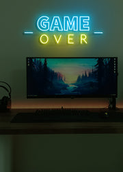 Game over - LED Neon skilt