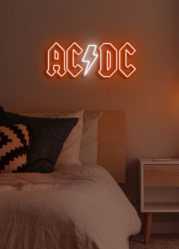 AC DC - LED Neon skilt