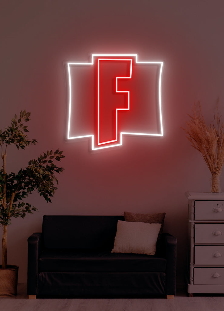 Fortnite icon - LED Neon skilt