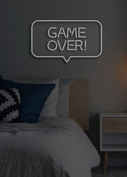 Game over - LED Neon skilt