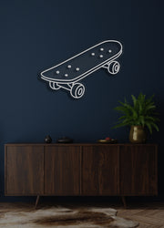 Skateboard - LED Neon skilt