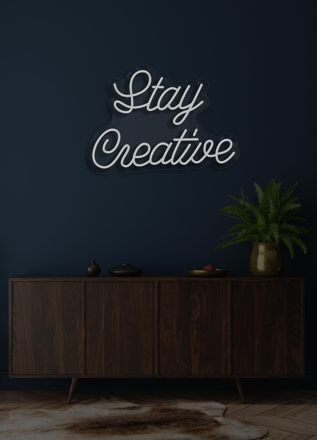 Stay creative - LED Neon skilt