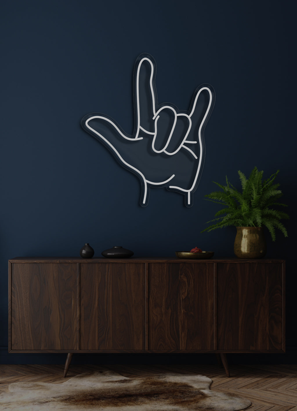 Hand sign - LED Neon skilt