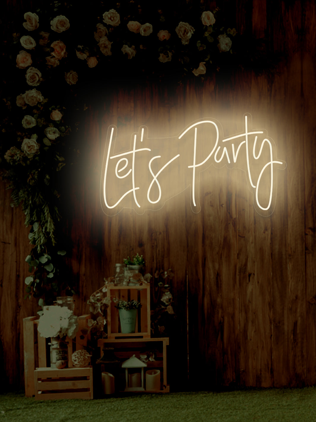 Let's party - LED Neon skilt