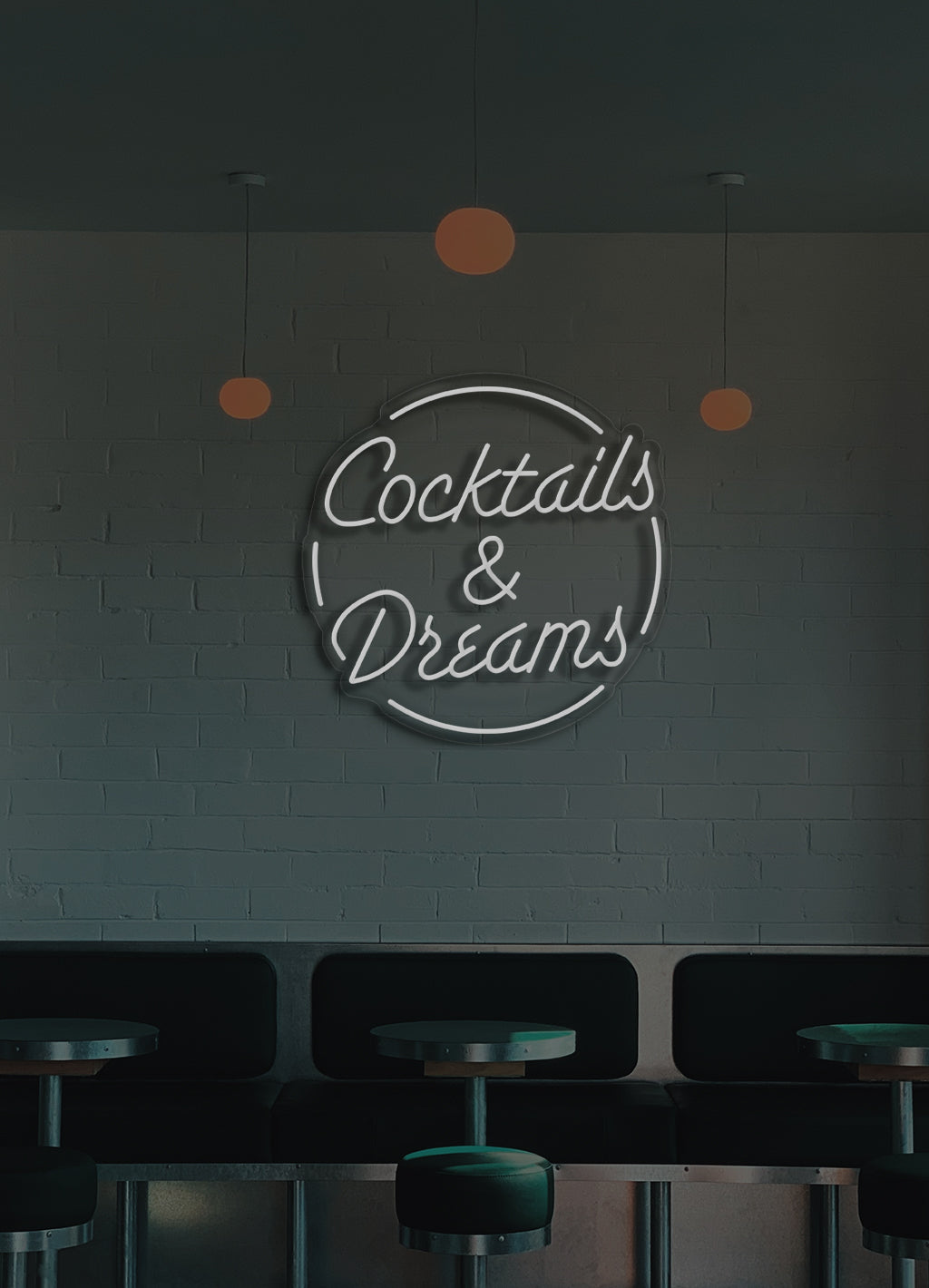 Cocktails & dreams - LED Neon skilt