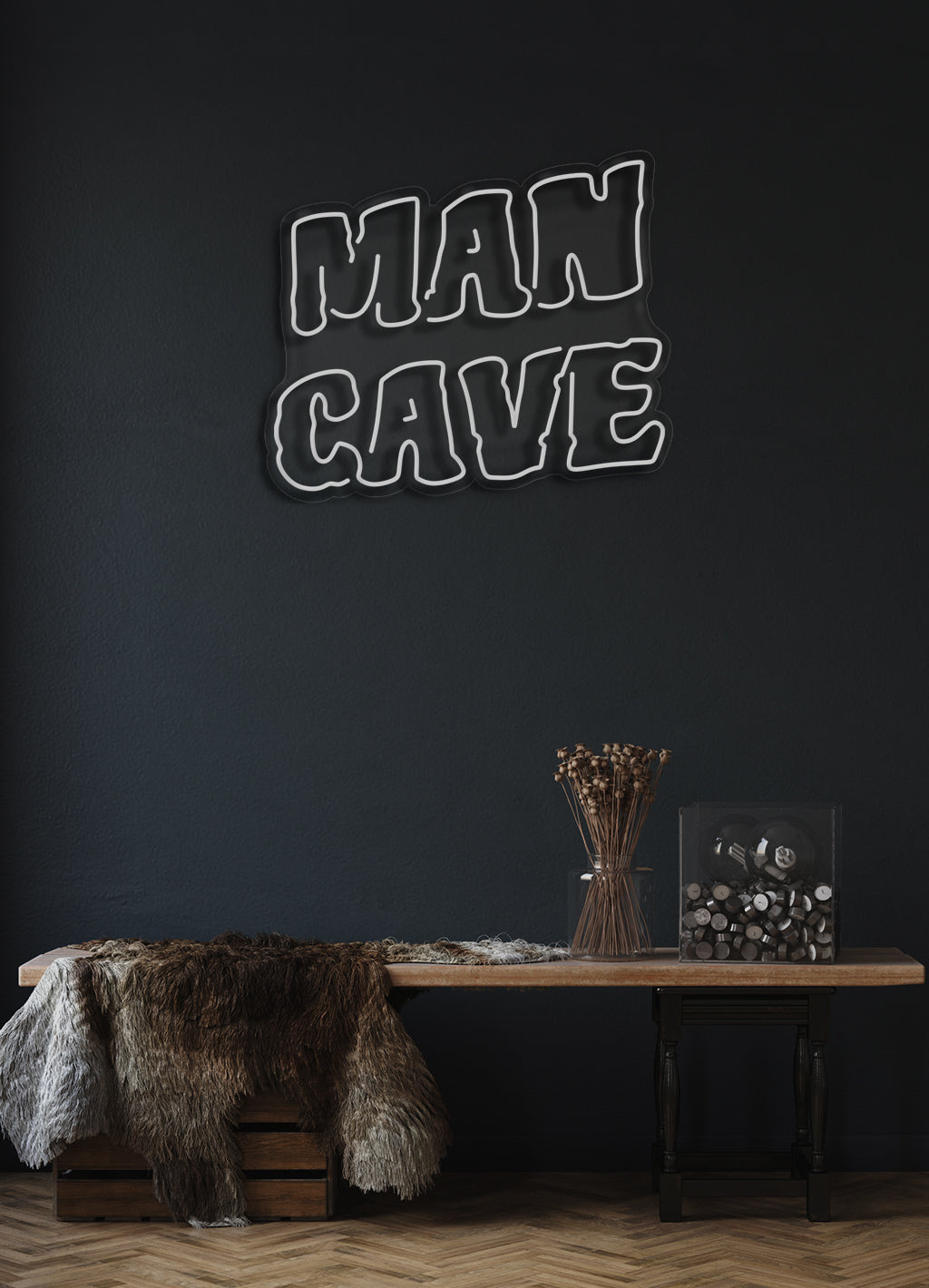 Man cave - LED Neon skilt