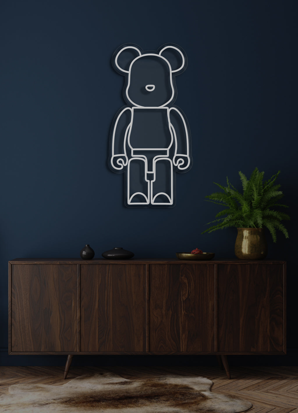 Bearbrick - LED Neon skilt