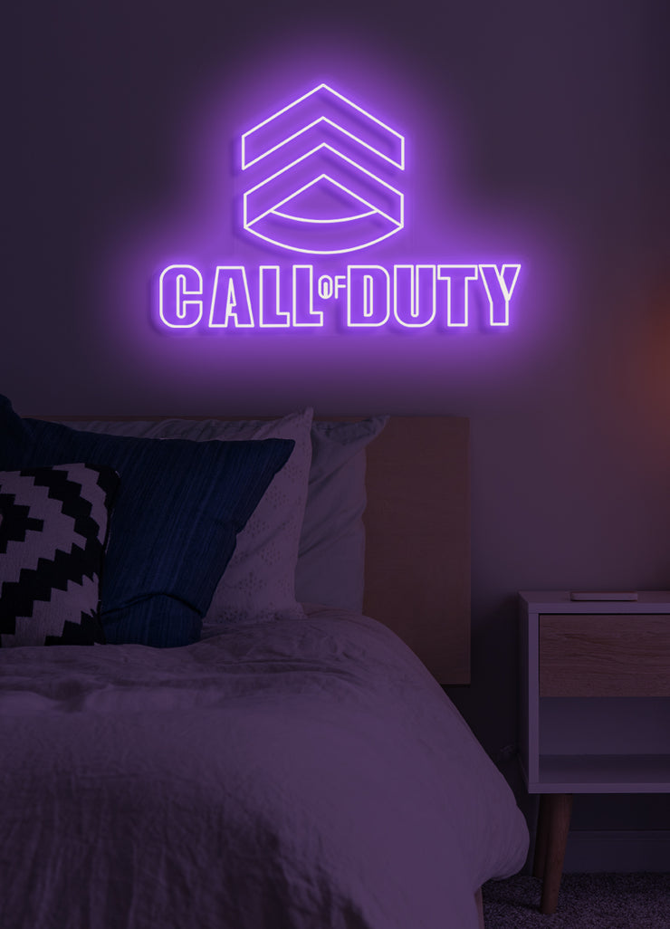 Call of Duty - LED Neon skilt