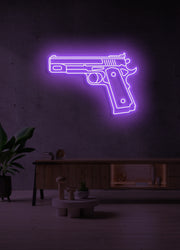 Gun - LED Neon skilt