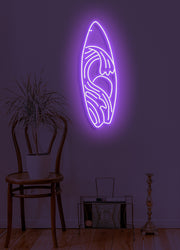 Surf board - LED Neon skilt