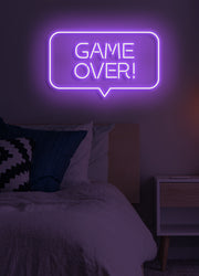 Game over - LED Neon skilt