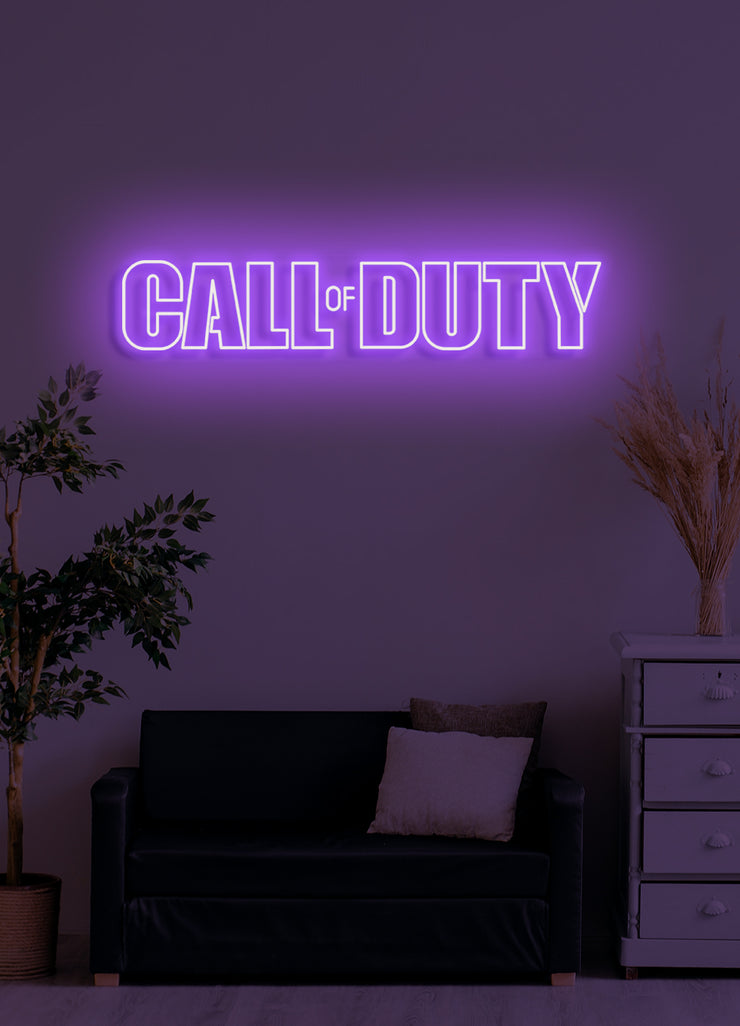 Call of Duty - LED Neon skilt