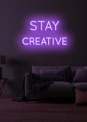 Stay creative - LED Neon skilt