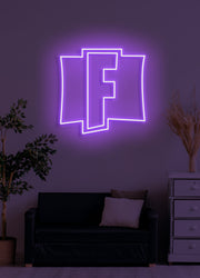 Fortnite icon - LED Neon skilt