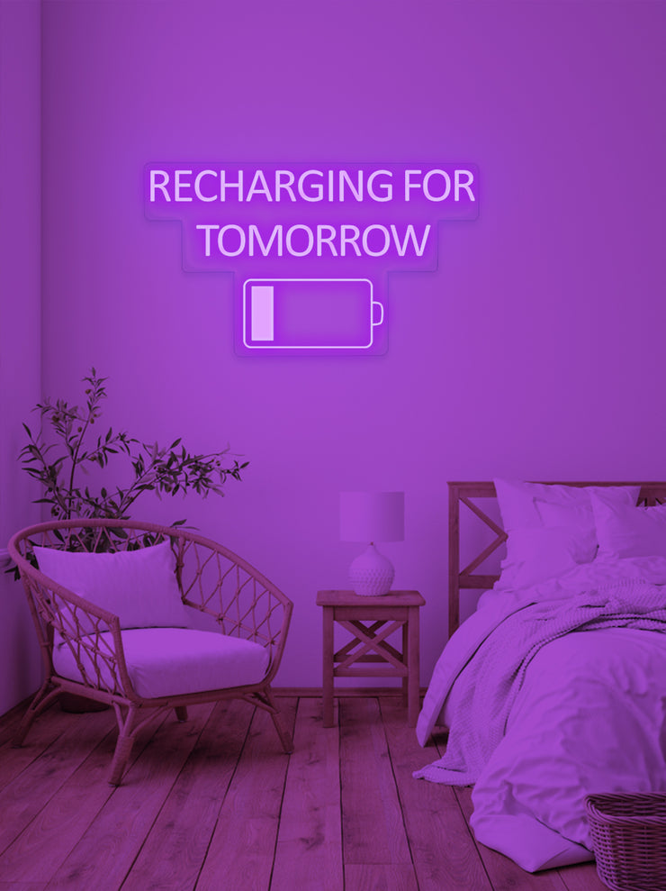 Recharging for tomorrow - LED Neon skilt