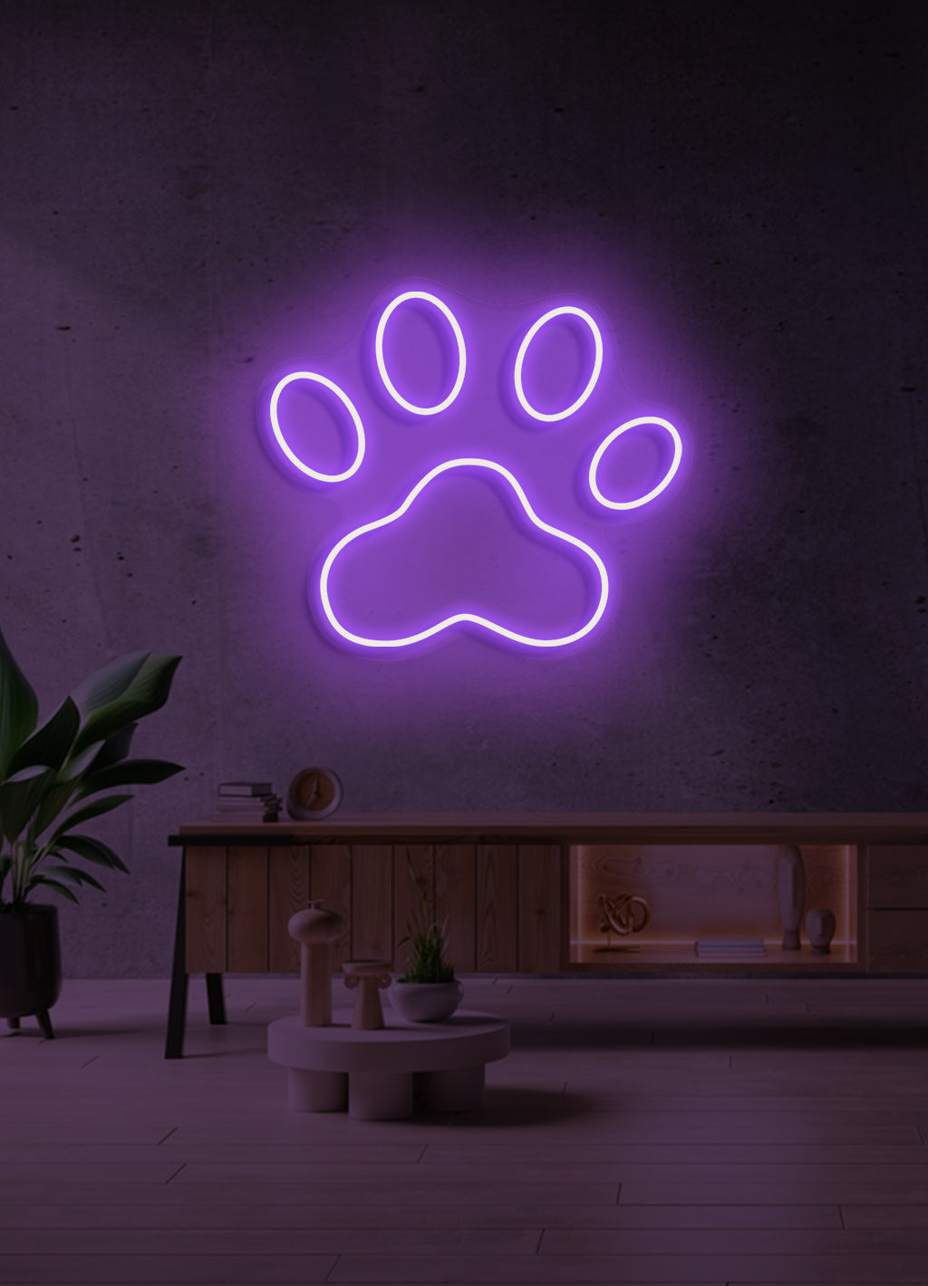 Paw - LED Neon skilt