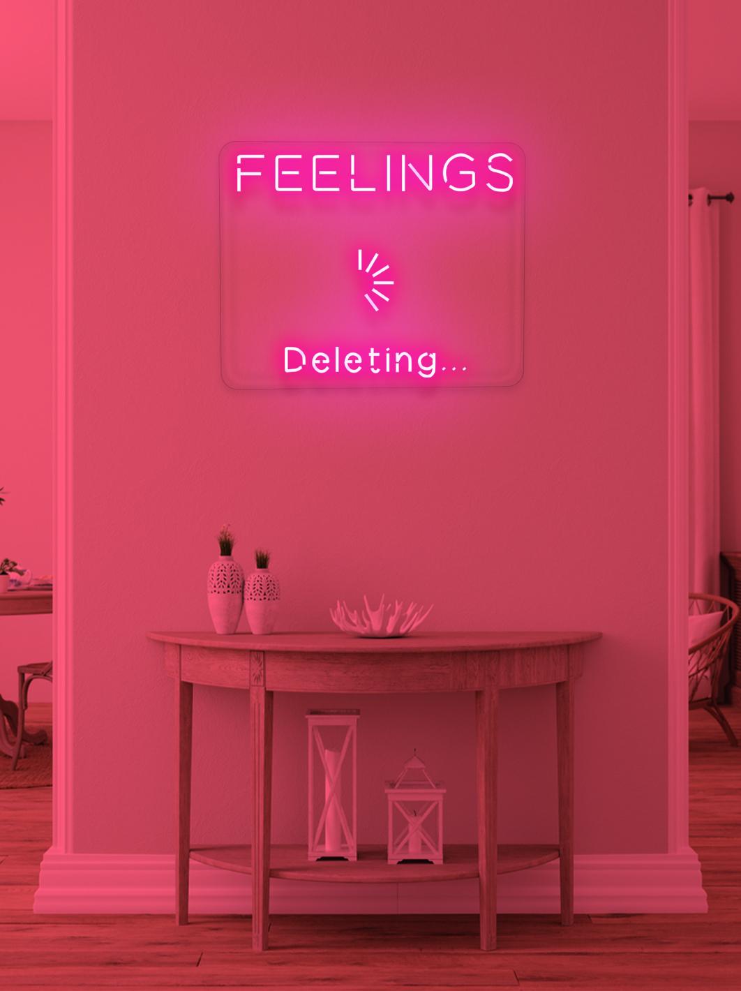 Feelings deleting - LED Neon skilt