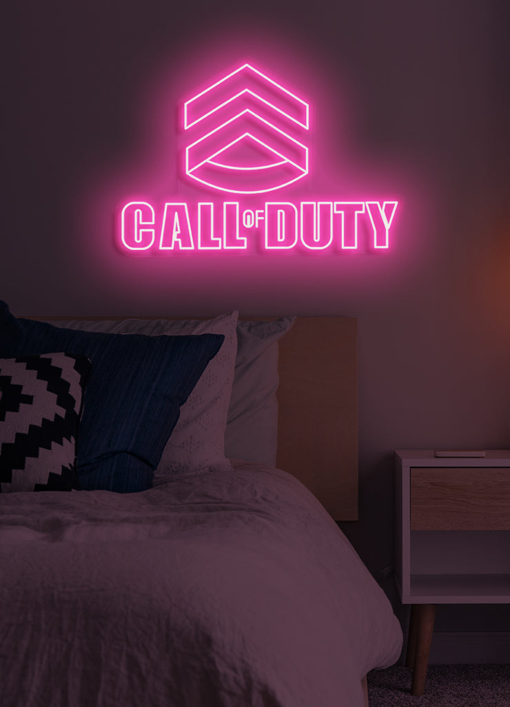 Call of Duty - LED Neon skilt