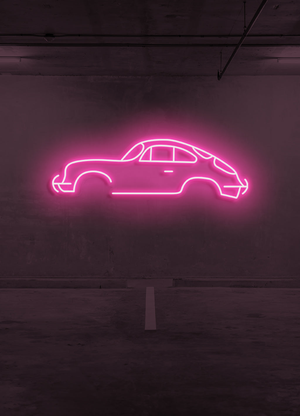 Retro car - LED Neon skilt