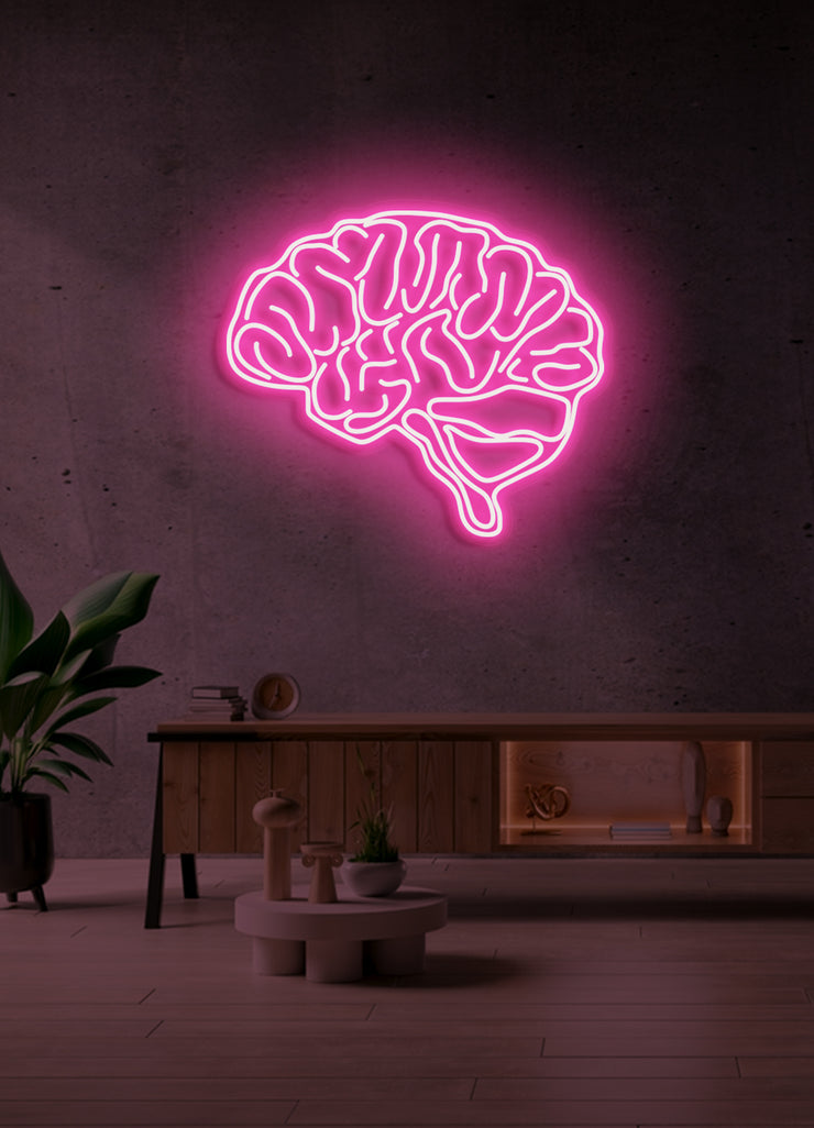 The brain - LED Neon skilt