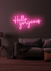 Hello Gorgeous - LED Neon skilt
