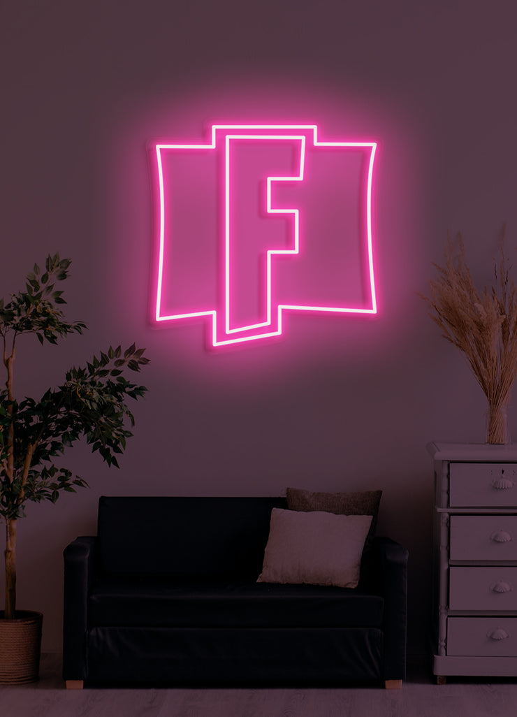Fortnite icon - LED Neon skilt