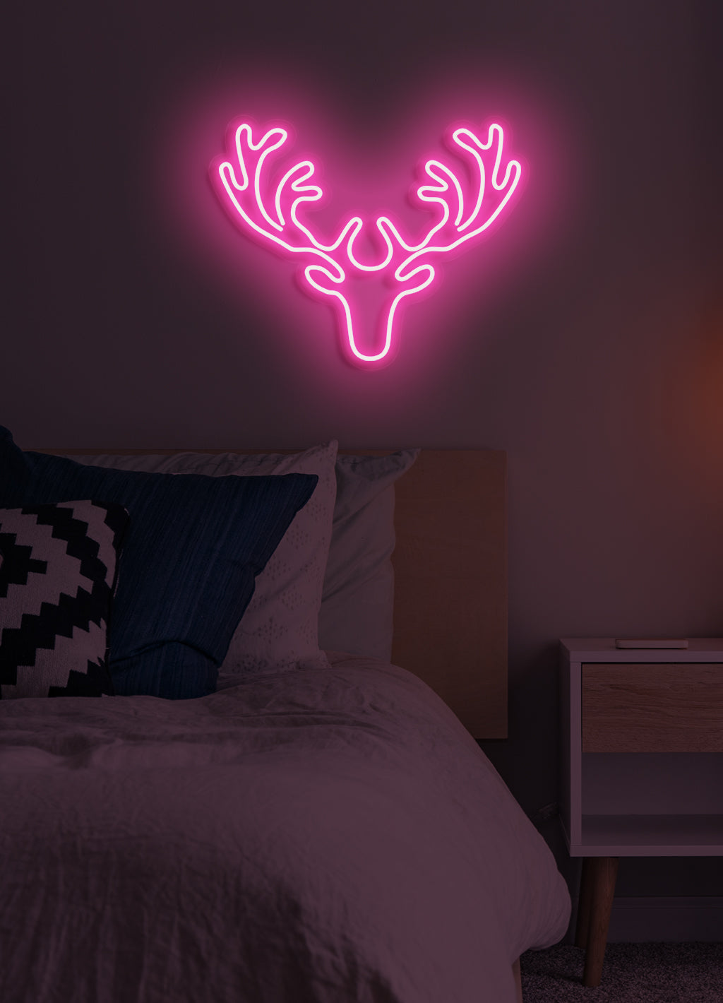 Reindeer - LED Neon skilt