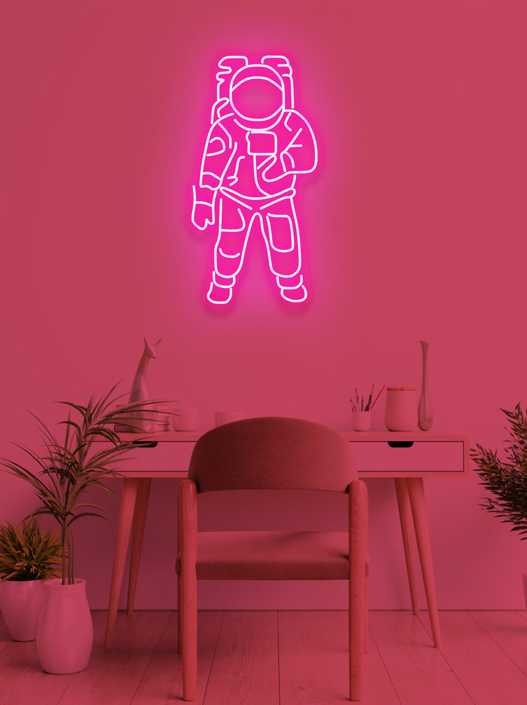 Astronaut - LED Neon skilt