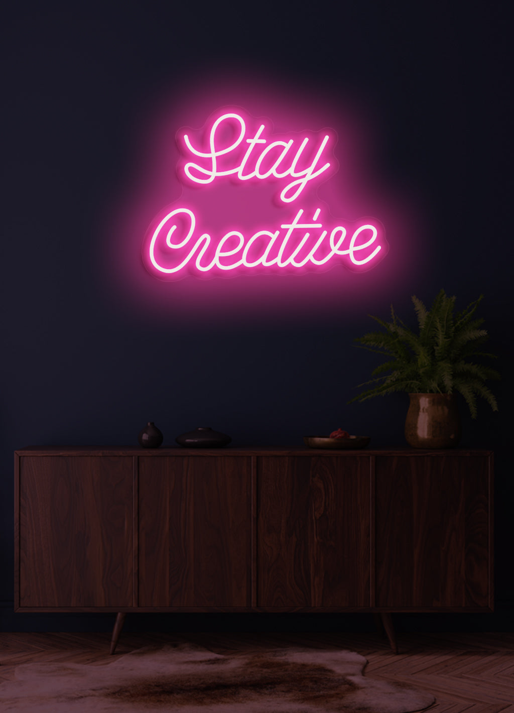 Stay creative - LED Neon skilt