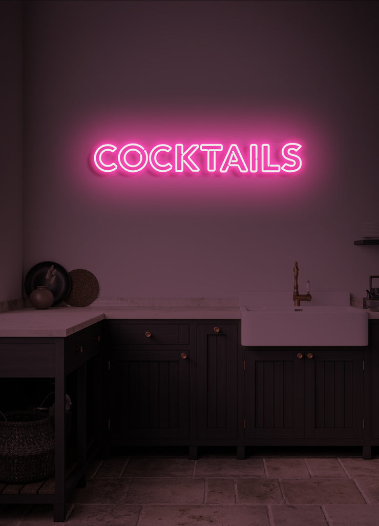 Cocktails - LED Neon skilt