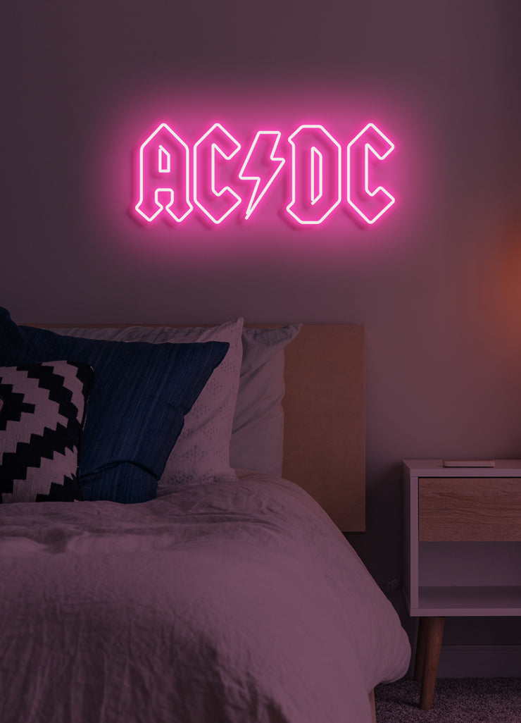 AC DC - LED Neon skilt