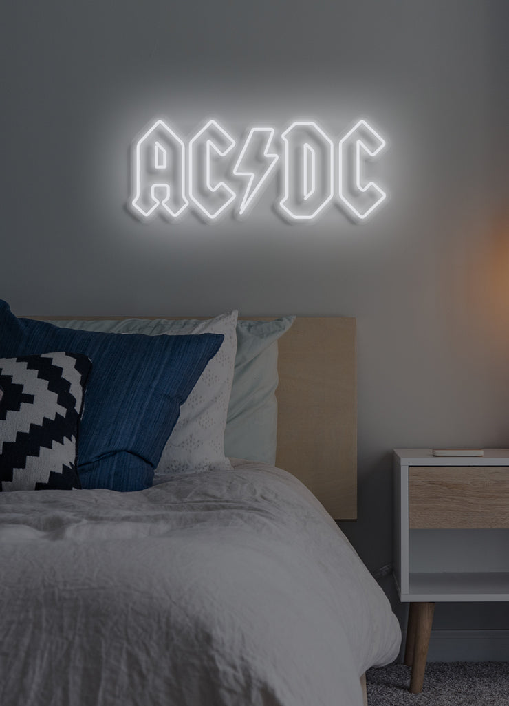 AC DC - LED Neon skilt