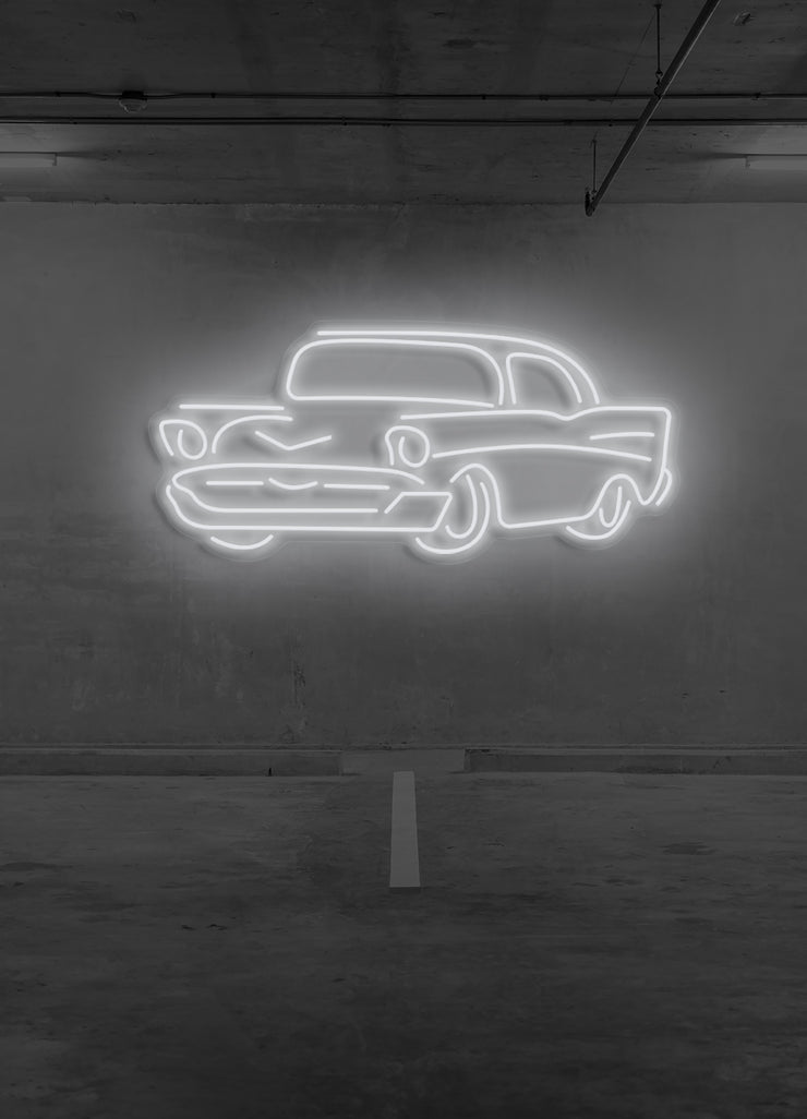 Retro car - LED Neon skilt