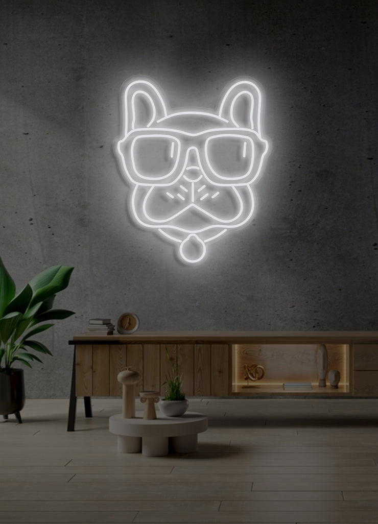 Bulldog - LED Neon skilt