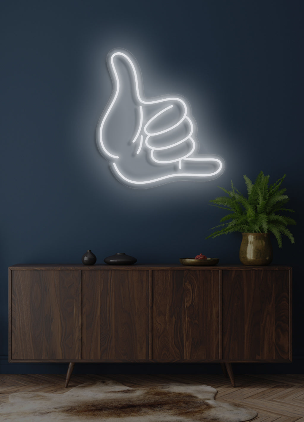 Hang loose - LED Neon skilt