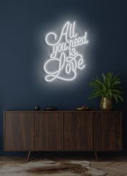 All you need is love - LED Neon skilt