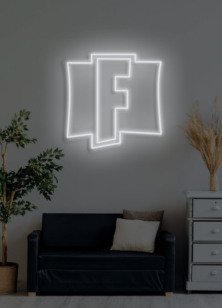 Fortnite icon - LED Neon skilt
