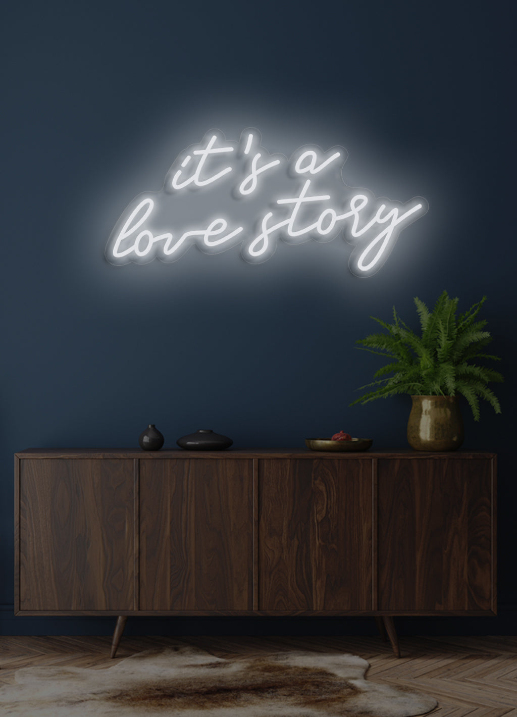 It's a love story - LED Neon skilt