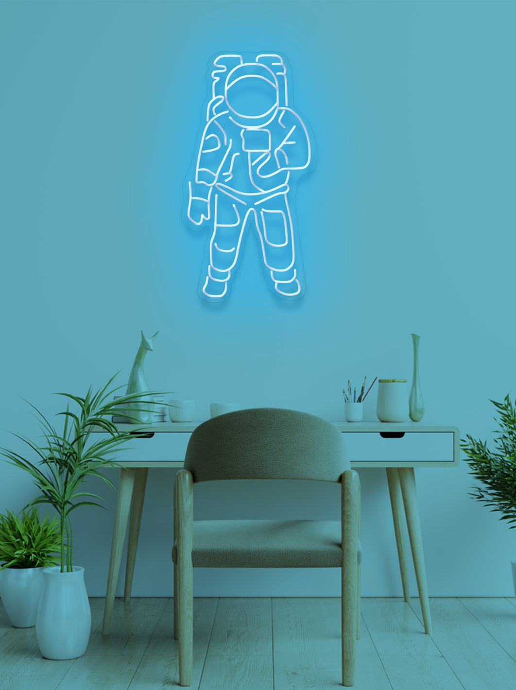 Astronaut - LED Neon skilt