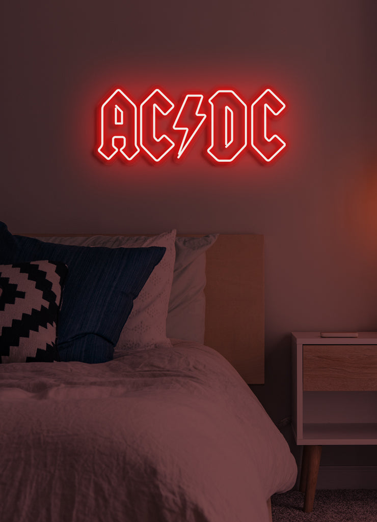 AC DC - LED Neon skilt