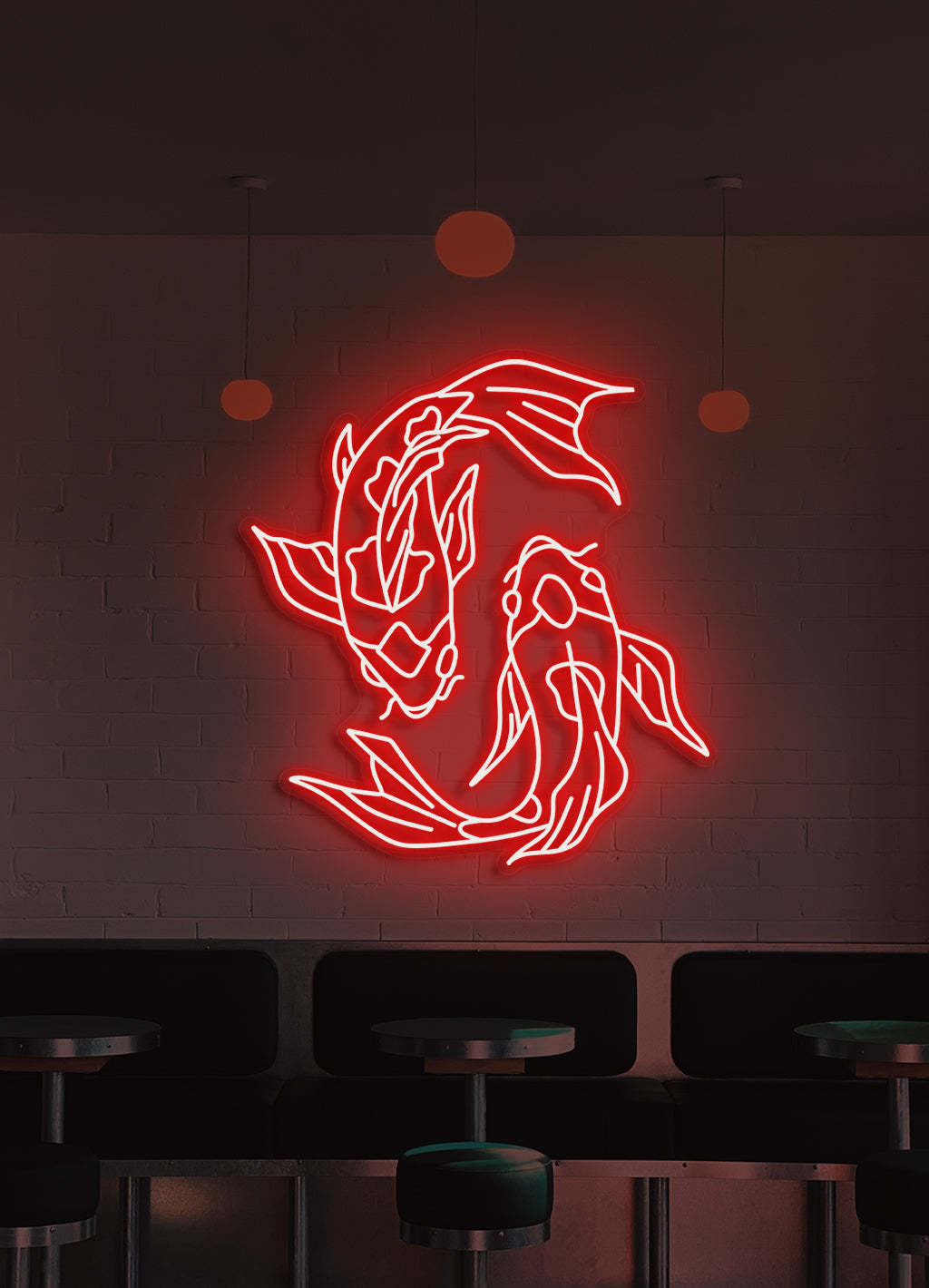 Koi fish - LED Neon skilt