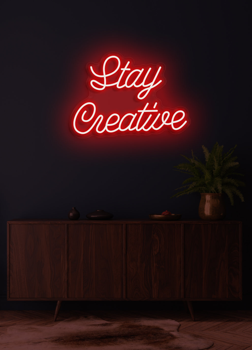 Stay creative - LED Neon skilt