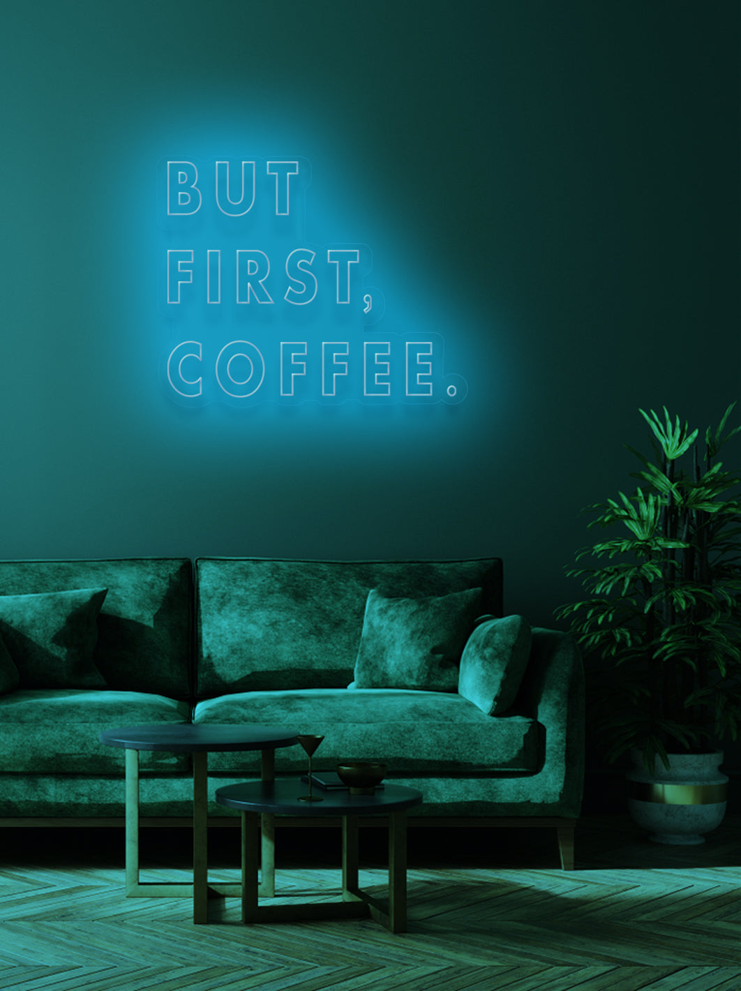 But first coffee - LED Neon skilt