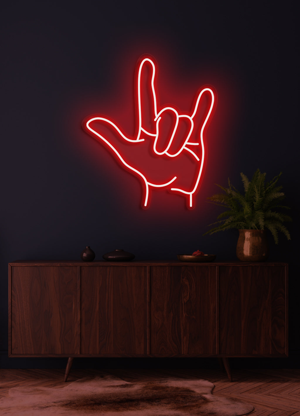 Hand sign - LED Neon skilt