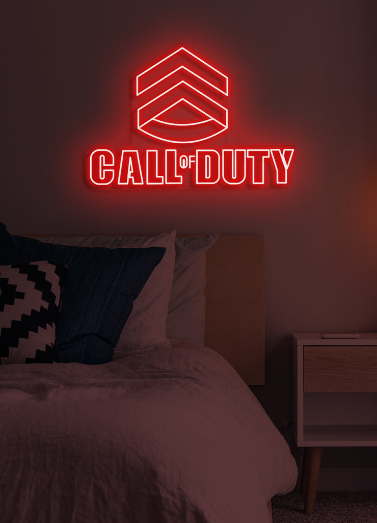 Call of Duty - LED Neon skilt