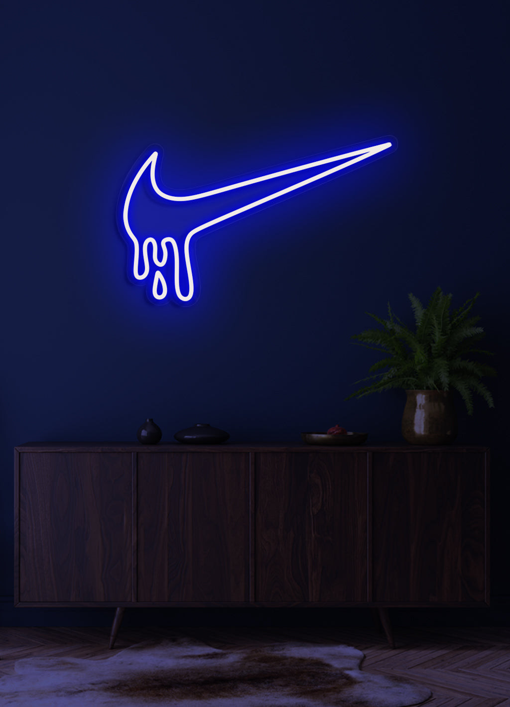 Dripping Nike - LED Neon skilt