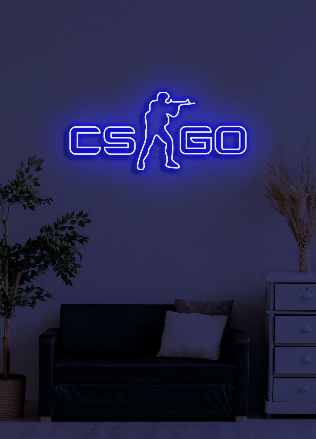 Counter Strike - LED Neon skilt
