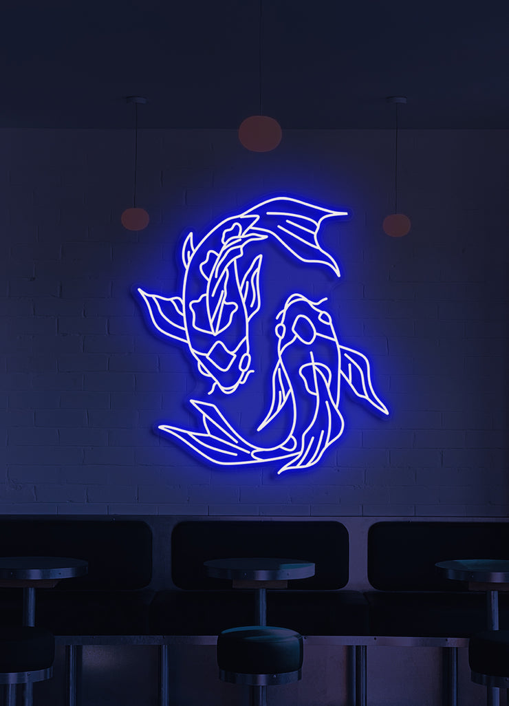 Koi fish - LED Neon skilt