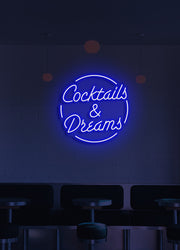 Cocktails & dreams - LED Neon skilt