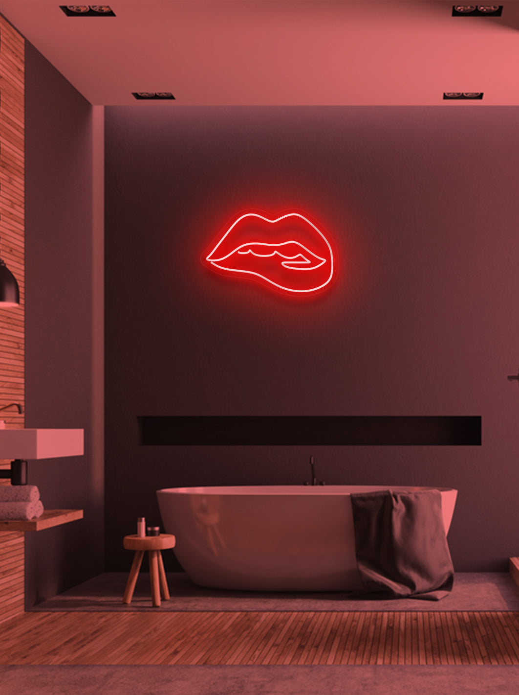 Lips - LED Neon skilt